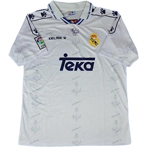 prima maglia real madrid 1994-1996 bianco uomo