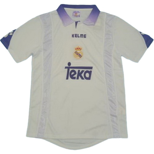 prima maglia real madrid 1997-1998 bianco uomo