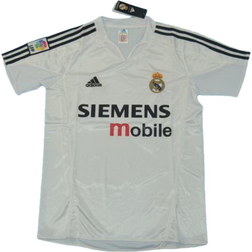 prima maglia real madrid 2003-2004 bianco uomo