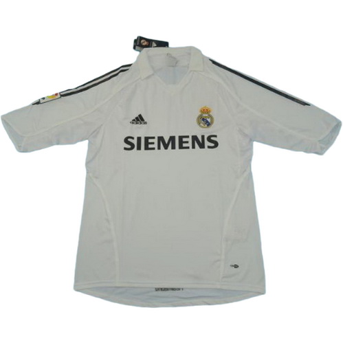 prima maglia real madrid 2005-2006 bianco uomo