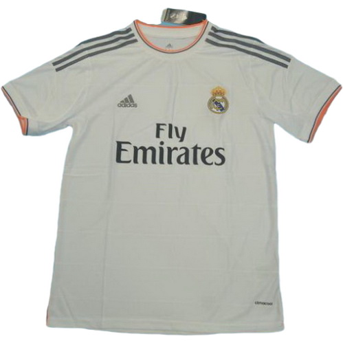 prima maglia real madrid 2013-2014 bianco uomo