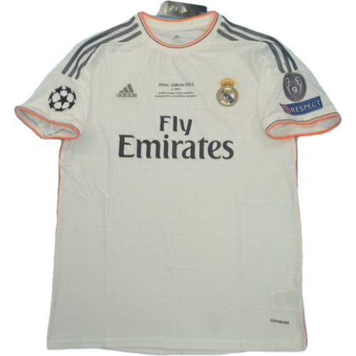 prima maglia real madrid ucl 2013-2014 bianco uomo