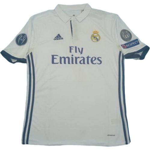 prima maglia real madrid ucl 2016-2017 bianco uomo