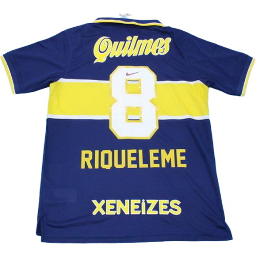 prima maglia riqueleme 8 boca juniors 1996-1997 blu uomo