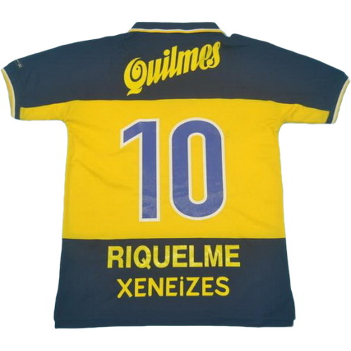 prima maglia riquelme 10 boca juniors 1999 blu uomo