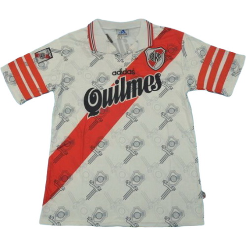 prima maglia river plate 1996 bianco uomo