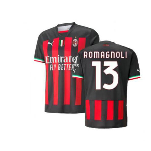 prima maglia romagnoli 13 ac milan 2022-2023 uomo