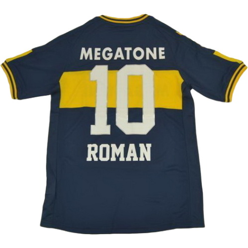 prima maglia roman 10 boca juniors 2007 blu uomo