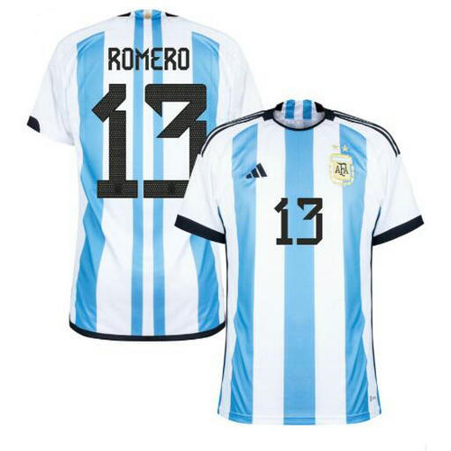 prima maglia romero 13 argentina 2022 uomo