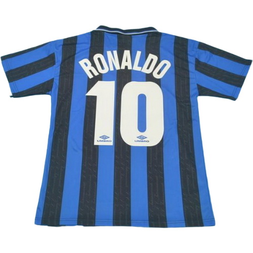 prima maglia ronaldo 10 inter 1997-1998 blu uomo