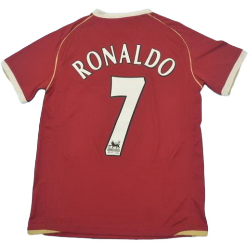 prima maglia ronaldo 7 manchester united 2005-2006 rosso uomo