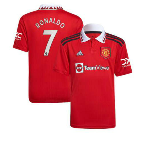 prima maglia ronaldo 7 manchester united 2022-2023 uomo