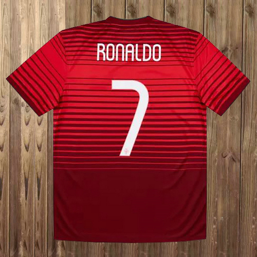 prima maglia ronaldo 7 portogallo 2014 uomo