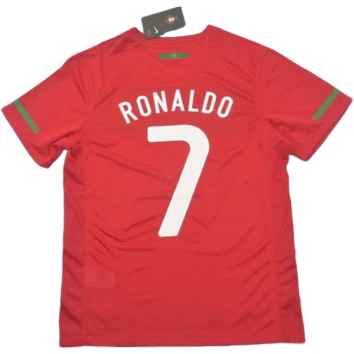 prima maglia ronaldo 7 portogallo copa mundial 2010 rosso uomo