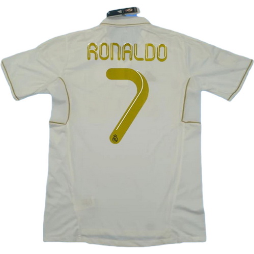 prima maglia ronaldo 7 real madrid 2011-2012 bianco uomo