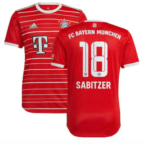 prima maglia sabitzer 18 bayern munchen 2022-2023 uomo