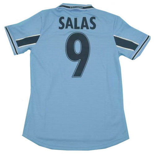 prima maglia salas 9 lazio 1999-2000 blu uomo