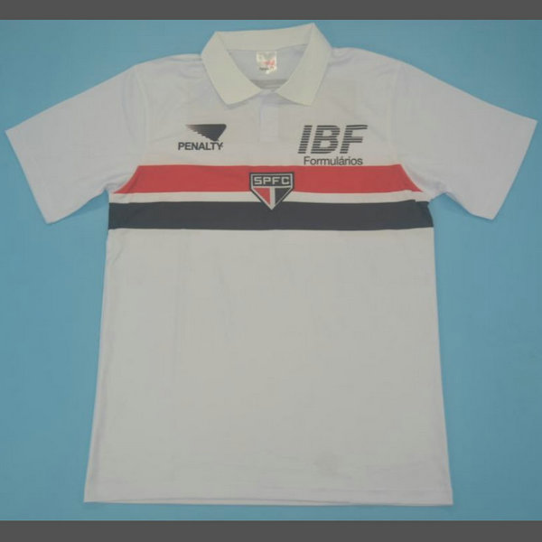 prima maglia san paolo 1991 bianco uomo