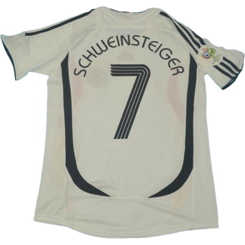 prima maglia schweinsteiger 7 germania copa mundial 2006 bianco uomo