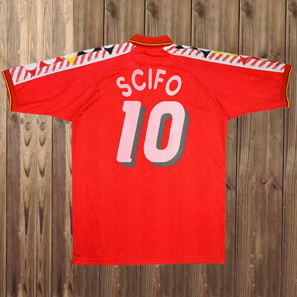 prima maglia scifo 10 belgio 1994-1996 rosso uomo