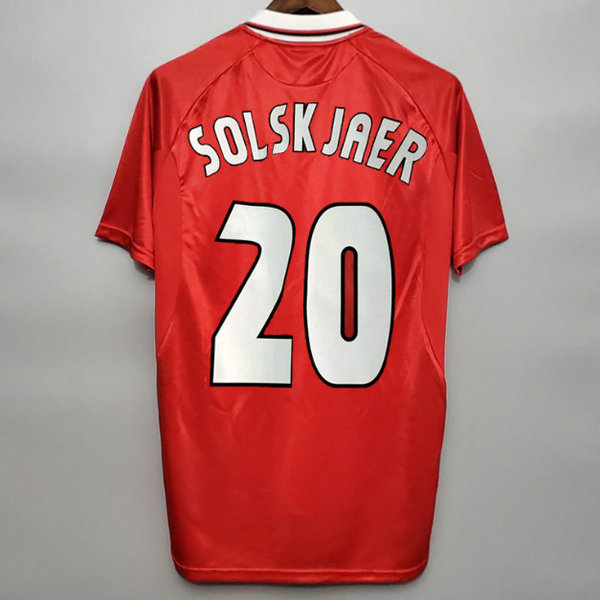 prima maglia solskjaer 20 manchester united 2019-2020 rosso uomo