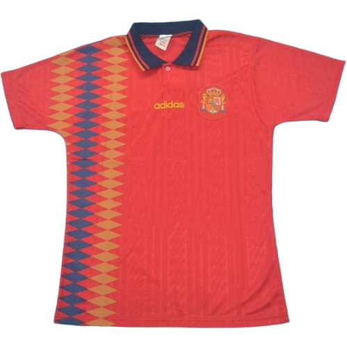 prima maglia spagna copa mundial 1994 rosso uomo