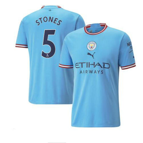 prima maglia stones 5 manchester city 2022-2023 uomo