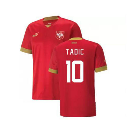 prima maglia tadic 10 serbia 2022 uomo