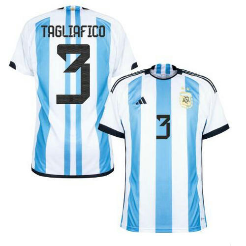 prima maglia tagliafico 3 argentina 2022 uomo