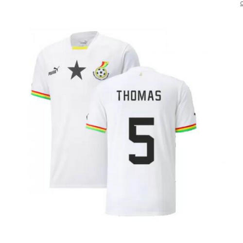 prima maglia thomas 5 ghana 2022 uomo