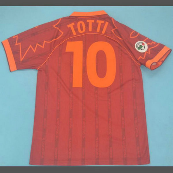 prima maglia totti 10 as roma 1999-2000 rosso uomo