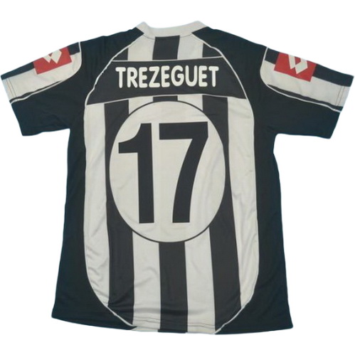 prima maglia trezeguet 17 juventus 2002-2003 bianco nero uomo