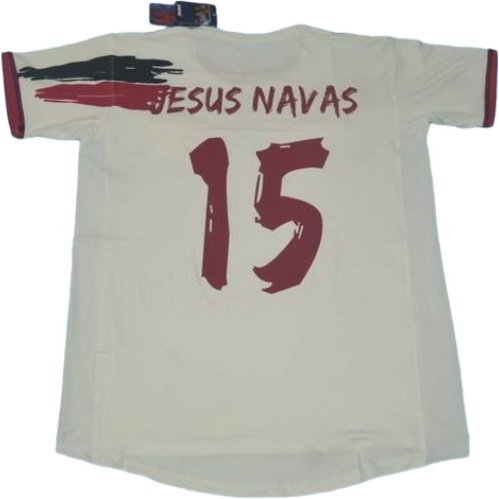 prima maglia uesus navas 15 siviglia 2006-2007 bianco uomo