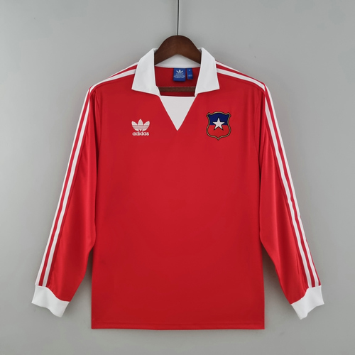 prima maglia universidad de chile maniche lunghe 1982 uomo