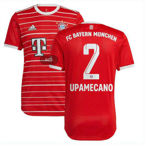 prima maglia upamecano 2 bayern munchen 2022-2023 uomo