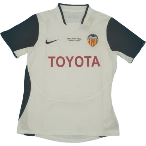 prima maglia valencia 2003-2004 bianco uomo