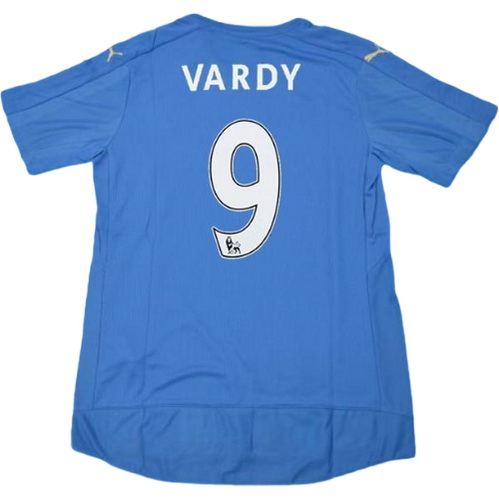 prima maglia vardy 9 leicester city 2015-2016 blu uomo