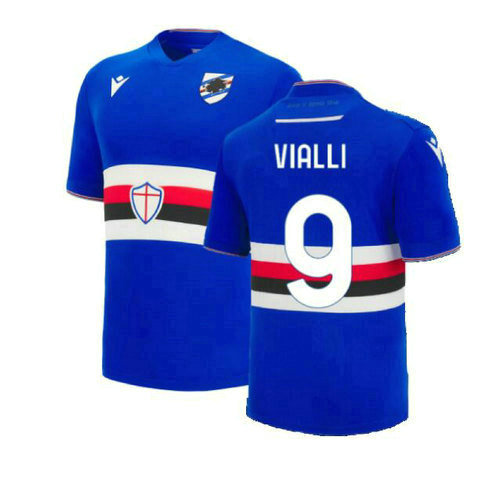 prima maglia vialli 9 sampdoria 2022-2023 uomo