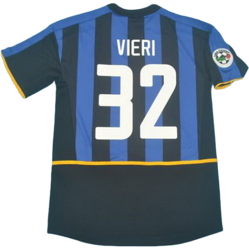 prima maglia vieri 32 inter 2002-2003 blu uomo