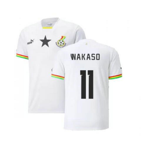 prima maglia wakaso 11 ghana 2022 uomo