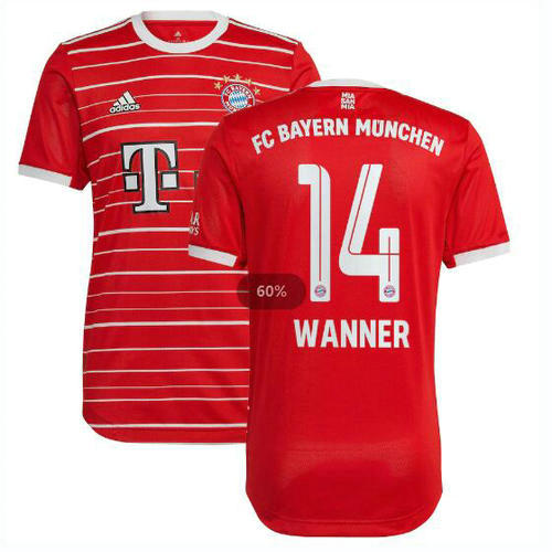 prima maglia wanner 14 bayern munchen 2022-2023 uomo