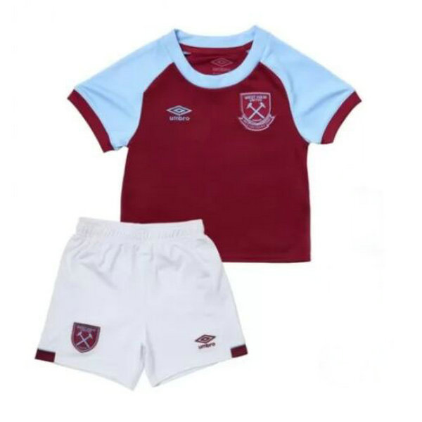 prima maglia west ham 2021 2022 rosso bambino