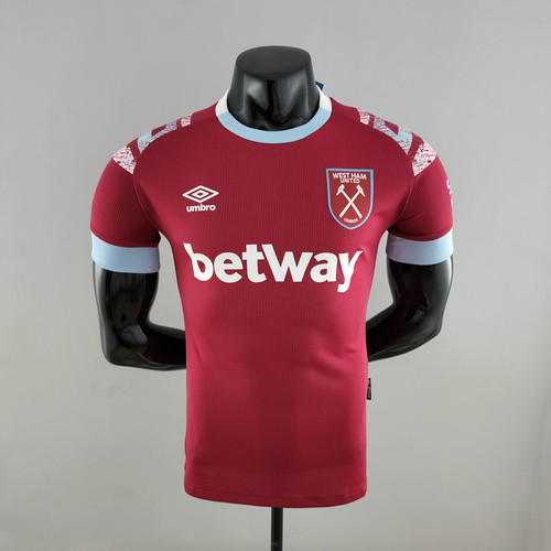 prima maglia west ham player version 2022-2023 uomo