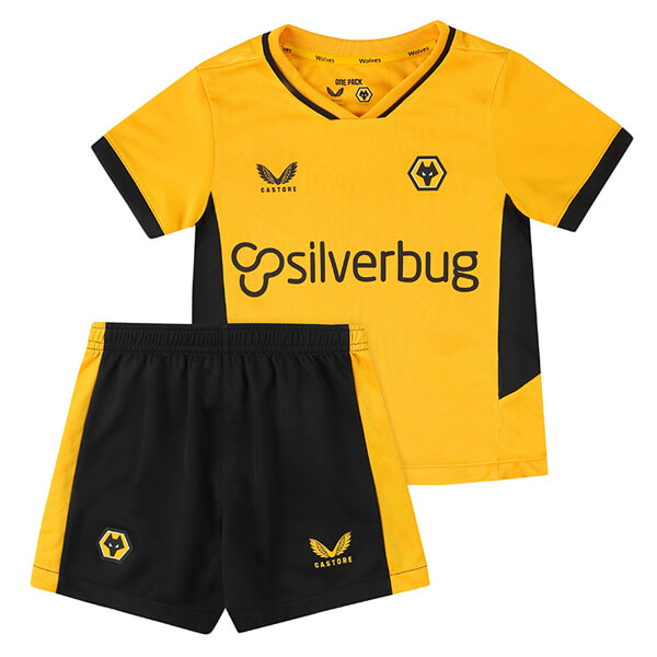 prima maglia wolverhampton 2021 2022 giallo bambino