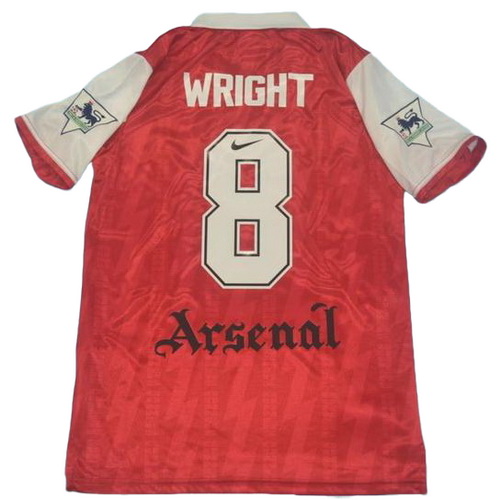 prima maglia wright 8 arsenal 1994 rosso uomo