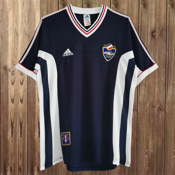 prima maglia yugoslavia 1998 blu uomo