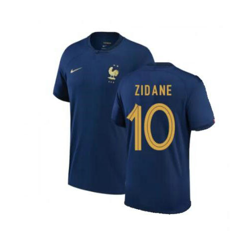 prima maglia zidane 10 francia 2022 uomo