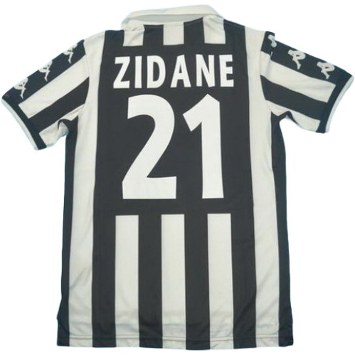 prima maglia zidane 21 juventus 1999-2000 bianco uomo