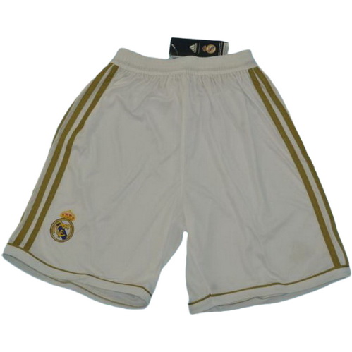 prima pantaloncini real madrid 2011-2012 bianco uomo