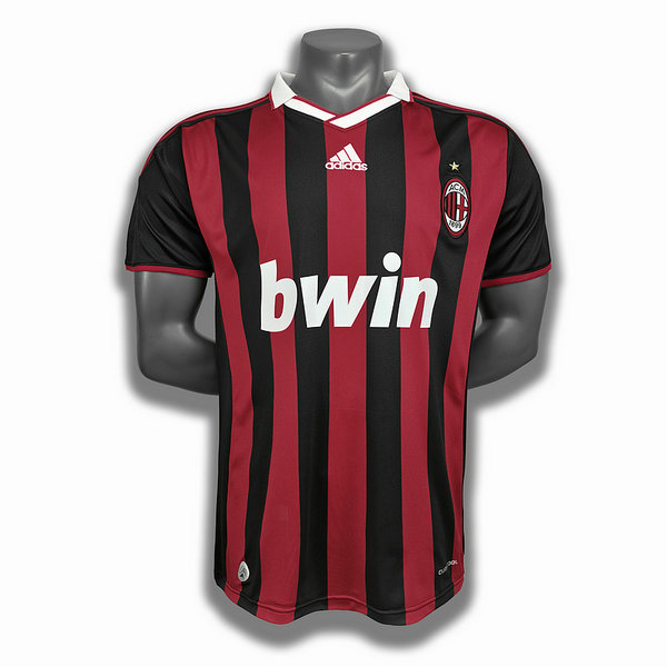 prima player maglia ac milan 2009 2010 rosso uomo